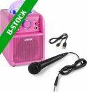 Ghettoblaster / Soundbox, SBS50P Bluetooth Party Speaker LED Ball Pink "B-STOCK"