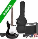 Musikkinstrumenter, Electric Guitar Pack incl Amp Black "B-STOCK"