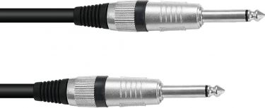 Omnitronic Jack cable 6.3 mono 10m bk ROAD