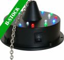 Lys & Effekter, Batt. Mirrorball Motor with 18 LED "B-STOCK"