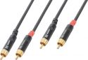 Kabler og stik, CX94-1 Kabel 2x RCA Han - 2x RCA Han 1m