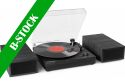 Turntable, RP165B Record Player Set Black/Grey "B-STOCK"