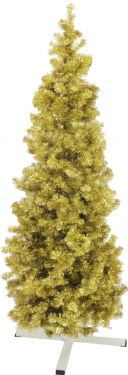 Europalms Fir tree FUTURA, gold metallic, 180cm