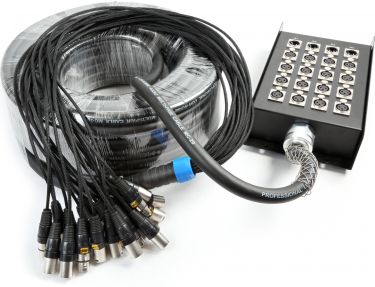 CX164 Stage Snake 16-in 4-out XLR 30 metres