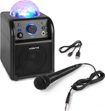 SBS50B BT Karaoke Speaker LED Ball Black