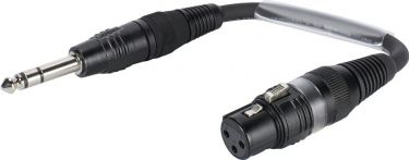 SOMMER CABLE Adaptercable XLR(F)/Jack stereo 0.15m