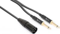 CX56-1 Cable XLR Male - 2x 6.3 Mono 1.5m