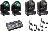 Eurolite Set 2x LED TMH-W63 + 2x LED TMH-S30 + USB QuickDMX + Easy Show