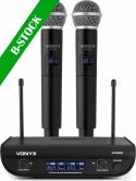 Wireless Microphones Set, WM82 Digital UHF 2 channel Wireless Microphone set with 2 handhelds "B-STOCK"