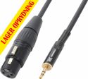 XLR Socket - Stereo Jack, CX50-05 Cable XLR Female - 3,5mm Stereo 0,5m