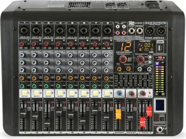 PDM-M804A 8-kanals musikmixer med forstærker