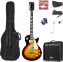 GigKit Elektrisk Gitar Pakke LP Stil Solburst