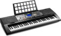 Keyboard til begyndere, Begynder Keyboard, 61 anslagsfølsomme tangenter, optagefunktion, USB og musikskolefunktion!