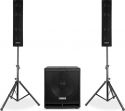 Aktivt lydsystem med Bluetooth VX880BT / 1 stk. 15" subwoofer + 2 stk. tophøjttaler / 1000W