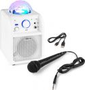 Ghettoblaster / Soundbox, SBS50W BT Karaoke Speaker LED Ball White