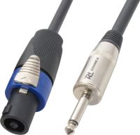 Højttalerkabel Speakon NL2 - 6.3mm Jack / 1.5mm² 5m