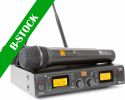 Wireless Microphones Set, PD782 Wireless Microphone System UHF 2x 8-Channel Microphones "B-STOCK"