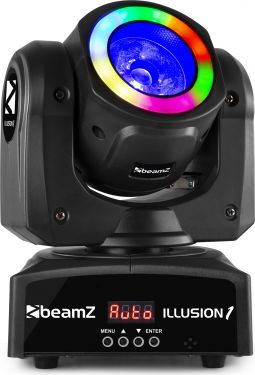 Illusion 1 Moving Head LED Beam with LED Ring