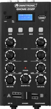 Omnitronic GNOME-202P Mini Mixer black