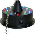 Diskolys & Lyseffekter, Batteri Spejlkugle Motor med 18 LEDs