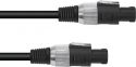 Omnitronic Speaker cable Speaker 2x2.5 1.5m bk