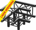 Alutruss, P30-C30 Truss 3-veis hjørne 90º Svart