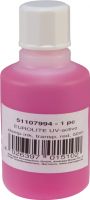 UV Lys, Eurolite UV-active Stamp Ink, transparent red, 50ml