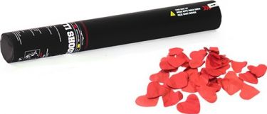 TCM FX Handheld Confetti Cannon 50cm, red hearts