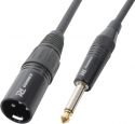 Kabler og stik, CX38-3 Kabel XLR hann-6.3 mono 3.0m