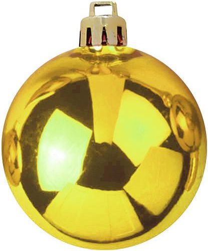 Europalms Deco Ball 7cm, gold 6x