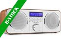 DAB Radio / Internet Radio, Novara DAB+ Stereo Radio Silver "B-STOCK"