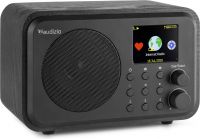 WIFI Internet Radio, Transportabel model med Bluetooth / Batteri / Tydeligt farvedisplay / Sort