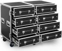 Roadie Cases, PD-FA4 8 Drawer Engineering Flightcase