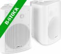 Small Speaker set, Speaker Set 2-Way 6.5" 100W White "B-STOCK"