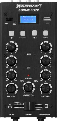 Omnitronic GNOME-202P Mini Mixer black