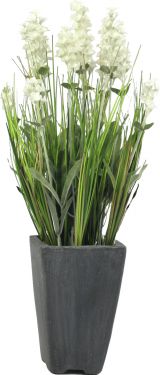 Europalms Lavender, artificial plant, cream, in pot, 45cm