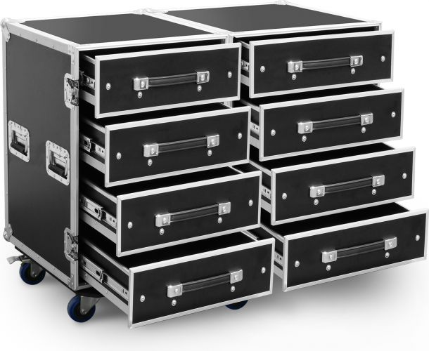 PD-FA4 8 Drawer Engineering Flightcase