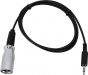 Eurolite DMX-Adapter IN Jack 3,5/XLR 1m