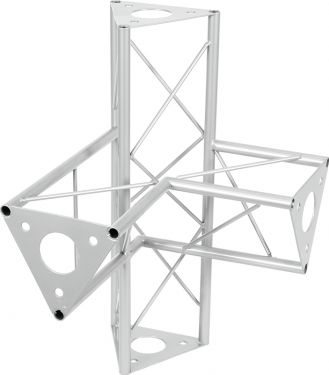 DECOTRUSS SAC-44 corner 4-way r+h silver