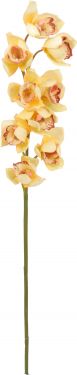 Europalms Cymbidium branch, artificial, yellow, 90cm