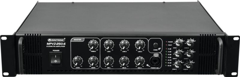 Omnitronic MPVZ-250.6 PA Mixing Amplifier