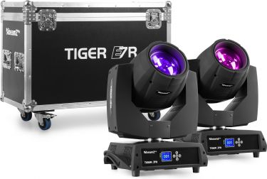 Tiger E 7R MKIII 230W Beam Moving Head 2pcs in Flightcase