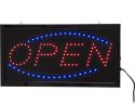 Illuminated billboard, Eurolite LED Sign OPEN classic