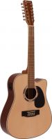 Guitar, Dimavery DR-612 Western guitar 12-string, nature