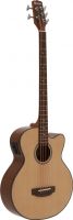 Bass guitars, Dimavery AB-455 Acoustic Bass, 5-string, nature