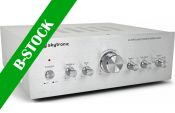 Stereo Forstærker 2x50w, sølv "B-STOCK"