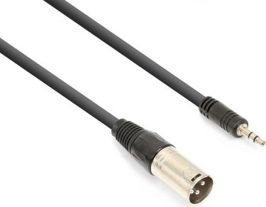 CX318-05 Kabel XLR Hann-3.5 Stereo (0.5m)