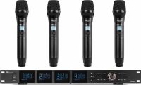 PD524 UHF Wireless Microphone Set with 4 handheld mircophones