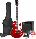 GigKit Electric Guitar Pack LP Style Dark Red