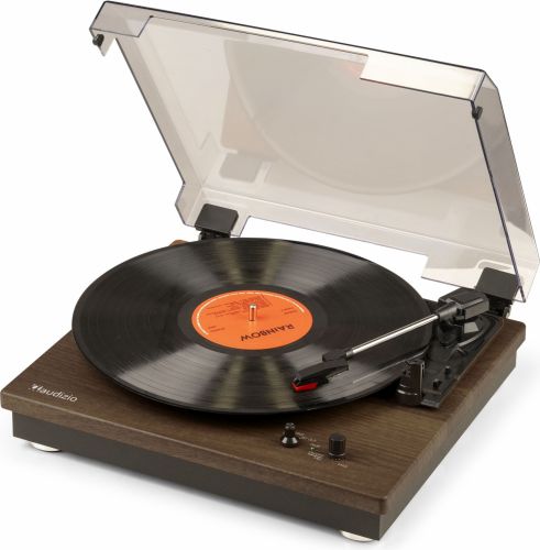 RP112D Record Player BT in/out Dark Wood